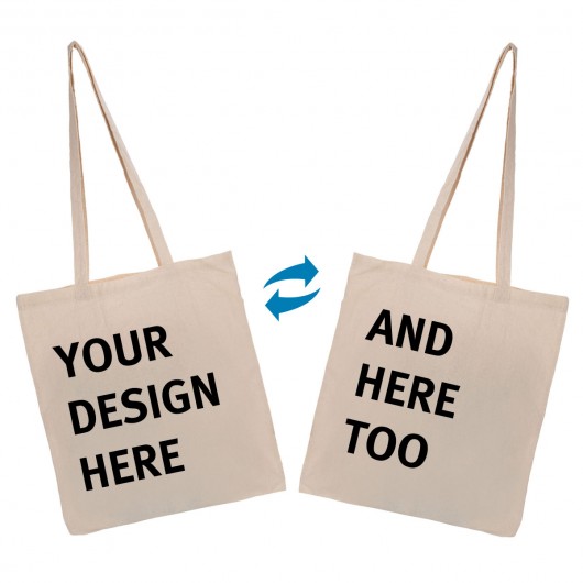 Promotional Two Sided Print Calico Bags